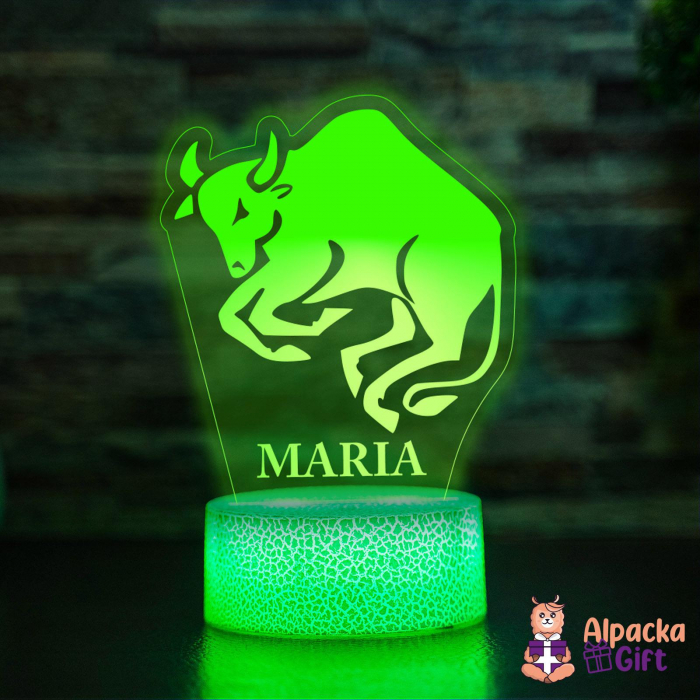 Lampă 3D Zodia Taur [4]