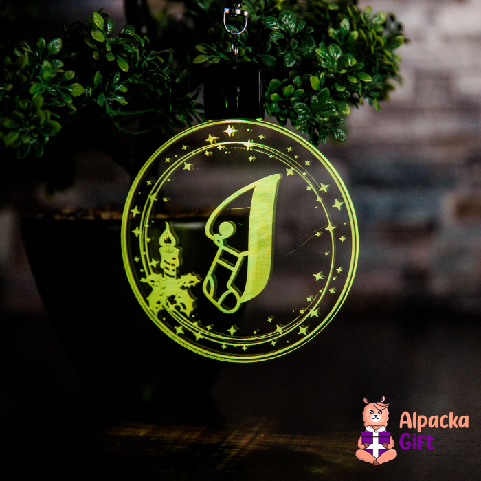 Decoratiune de Craciun LED - Initiala [5]