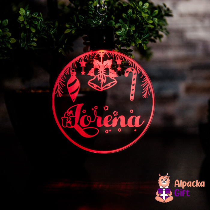 Decoratiune de Craciun LED - Nume [2]