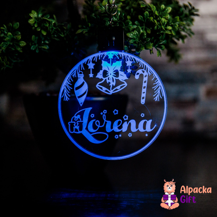 Decoratiune de Craciun LED - Nume [5]