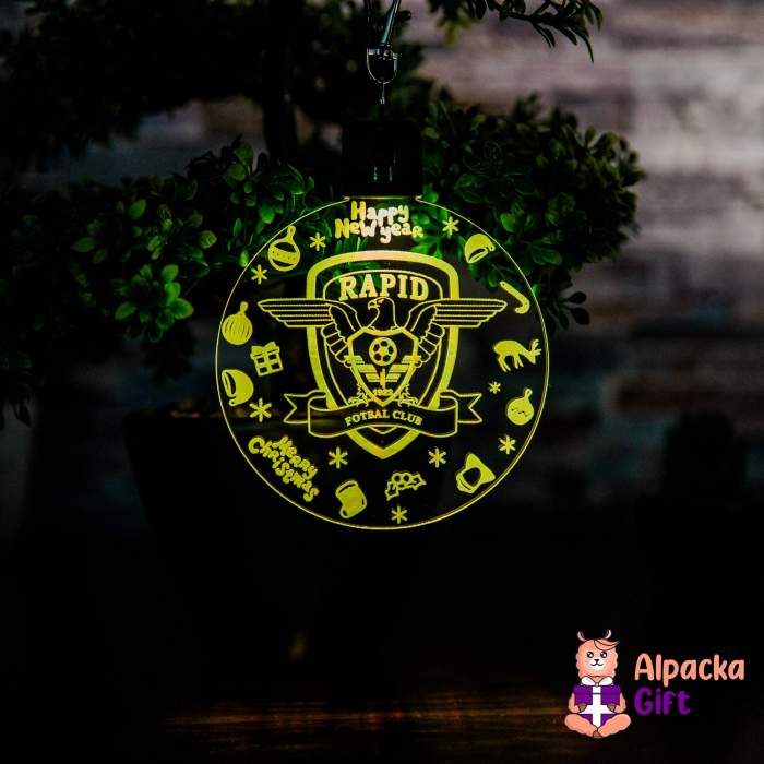 Set 4 Decoratiuni de Craciun LED - Rapid Bucuresti [12]