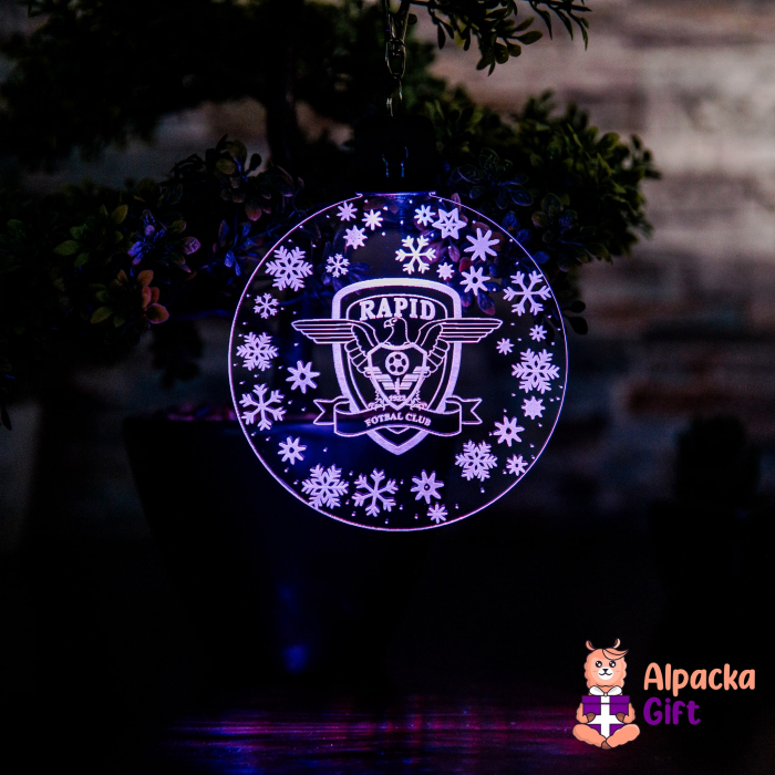 Set 4 Decoratiuni de Craciun LED - Rapid Bucuresti [7]