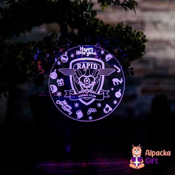 Set 4 Decoratiuni de Craciun LED - Rapid Bucuresti [16]
