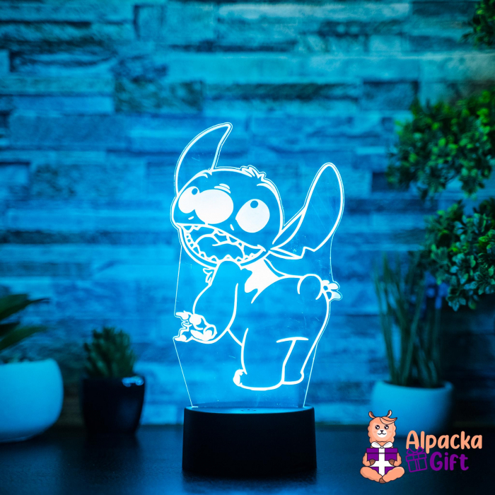 Lampă 3D Stitch [2]