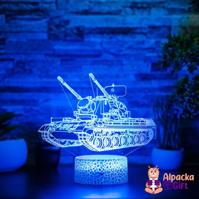 Lampă 3D Tanc 2 [4]