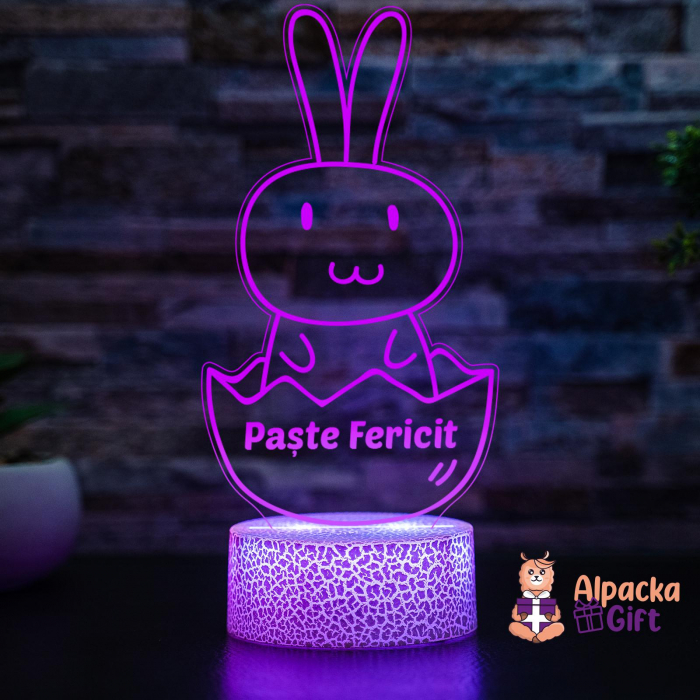 Lampă 3D - Iepuraș de Paște 3 [4]