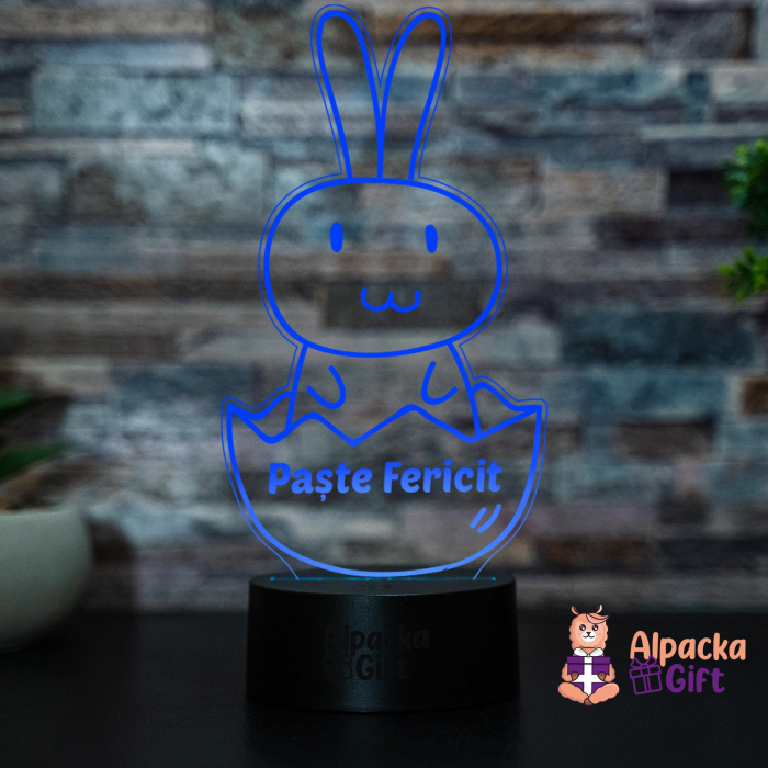 Lampă 3D - Iepuraș de Paște 3 [2]