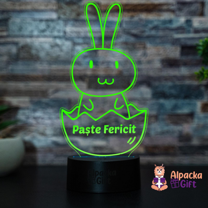 Lampă 3D - Iepuraș de Paște 3 [3]