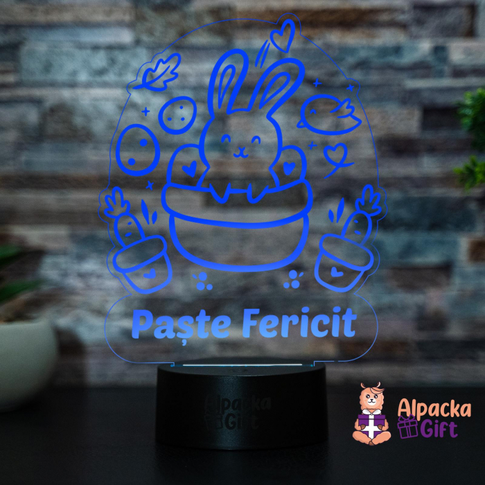 Lampă 3D - Iepuraș de Paște 2 [2]