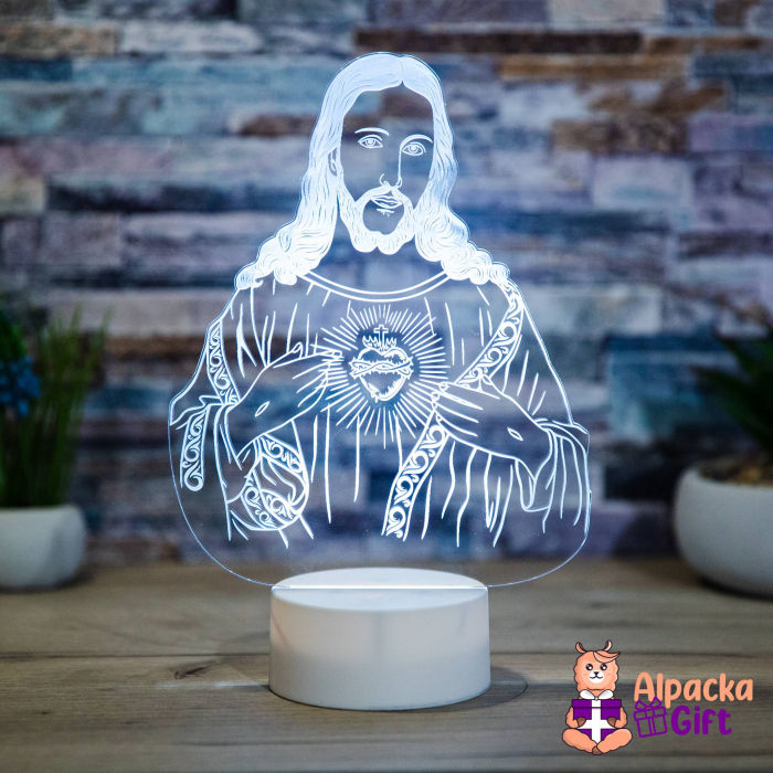 Lampă 3D Iisus [1]
