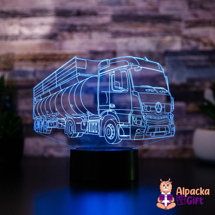 Lampă 3D Mercedes - Cisternă [2]