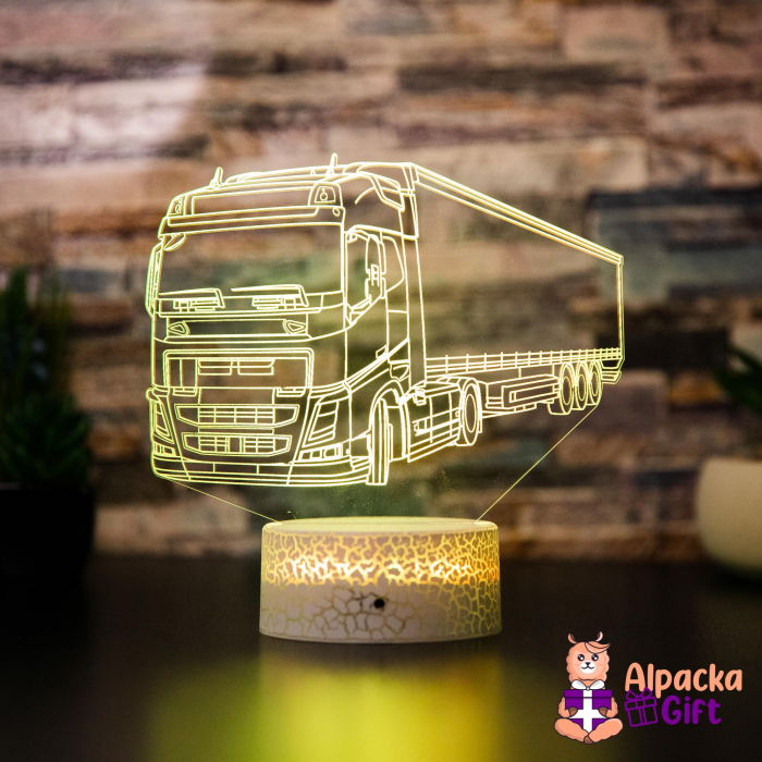 Lampă 3D Volvo - Camion [4]
