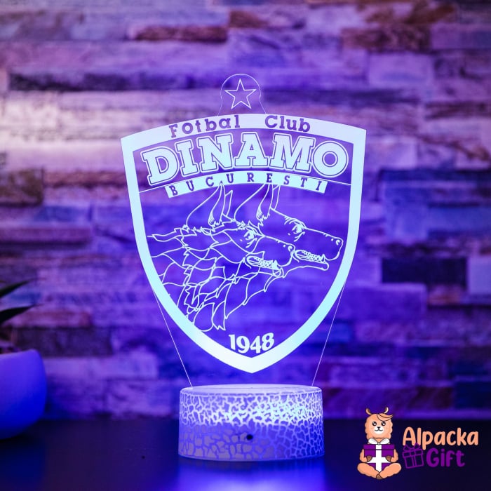 Lampă 3D Dinamo București [3]