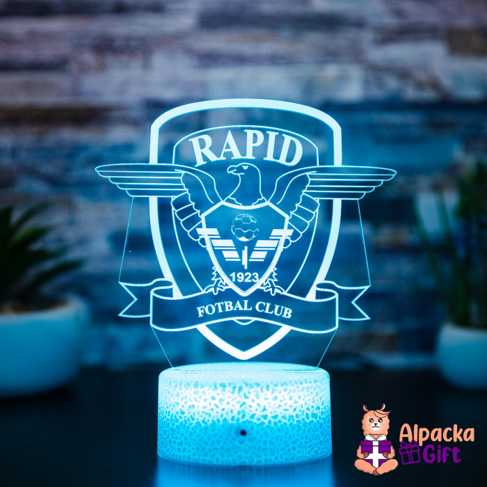 Lampă 3D Rapid București [2]