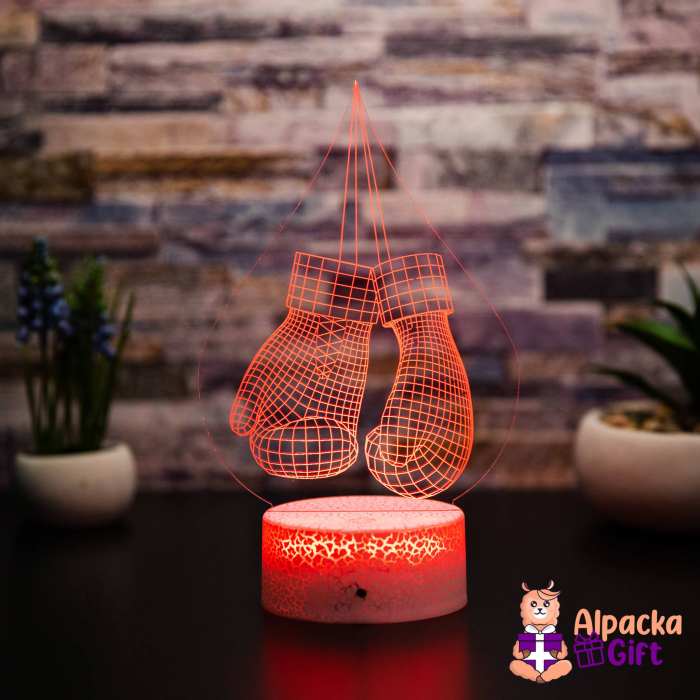 Lampă 3D Mănuși de Box [3]