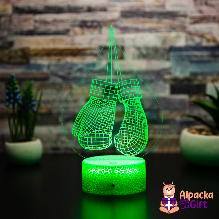 Lampă 3D Mănuși de Box [2]