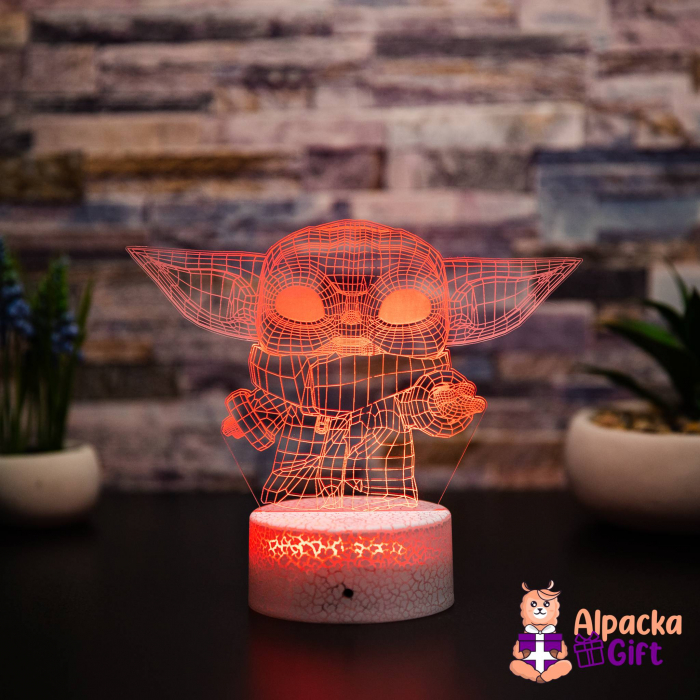 Lampă 3D Baby Yoda [3]