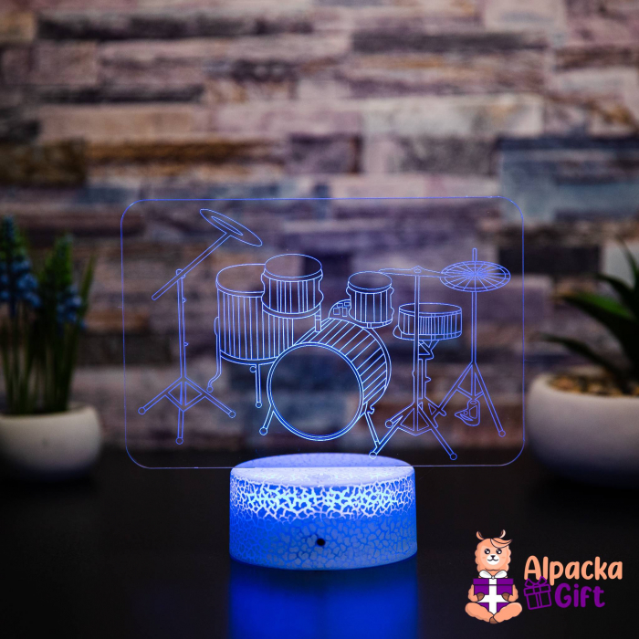 Lampă 3D Set de Tobe [2]