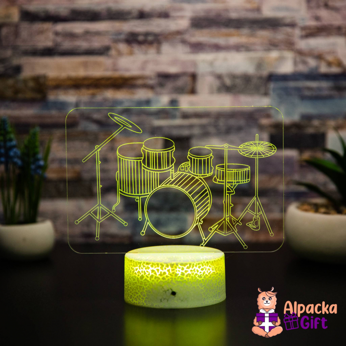 Lampă 3D Set de Tobe [3]