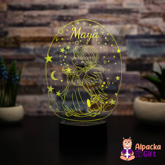 Lampă 3D Îngeraș [3]