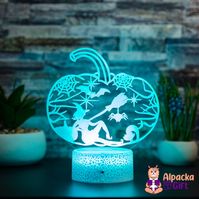 Lampa 3D Dovleac Halloween 2 [4]