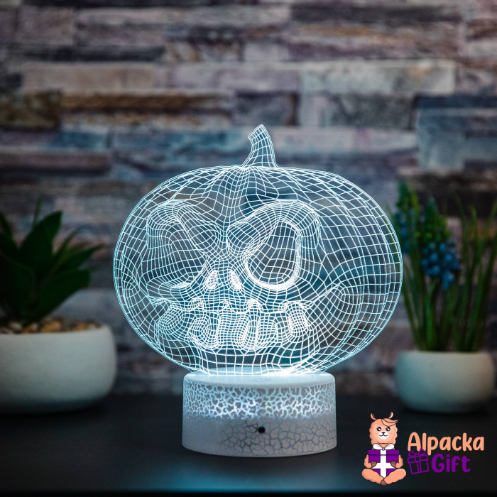 Lampa 3D Dovleac Halloween 1 [3]