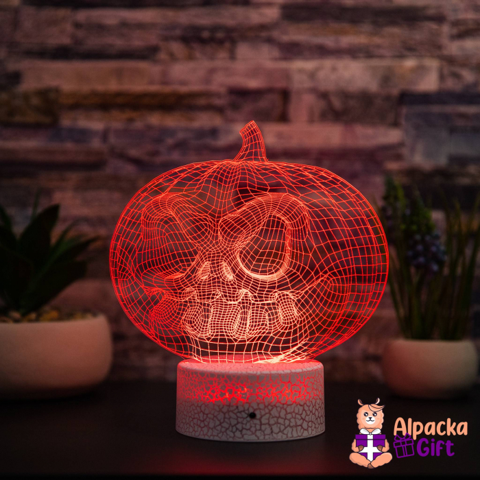 Lampa 3D Dovleac Halloween 1 [1]