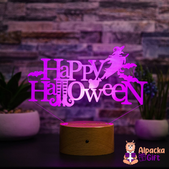Lampă 3D Happy Halloween [1]