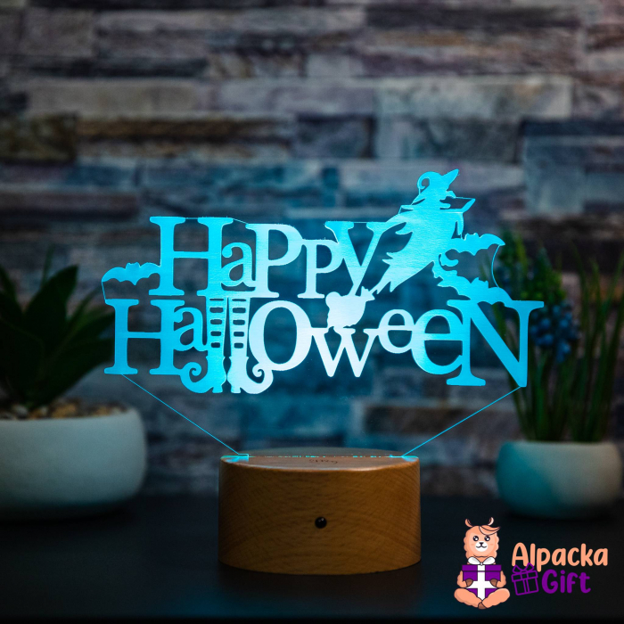 Lampă 3D Happy Halloween [3]
