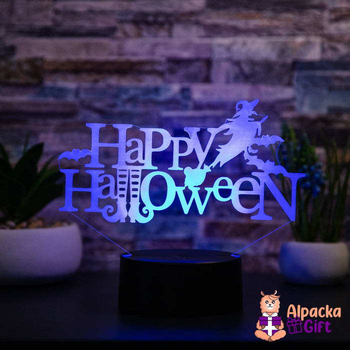 Lampă 3D Happy Halloween [3]