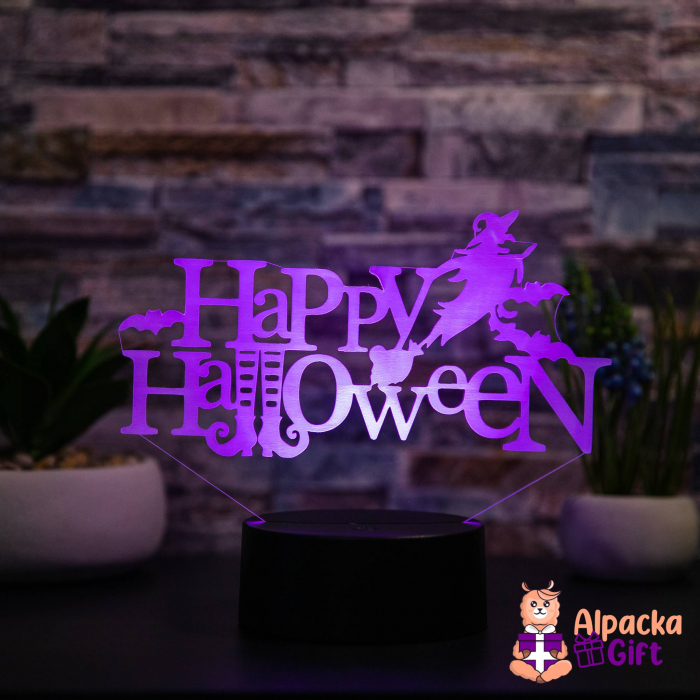 Lampă 3D Happy Halloween [2]