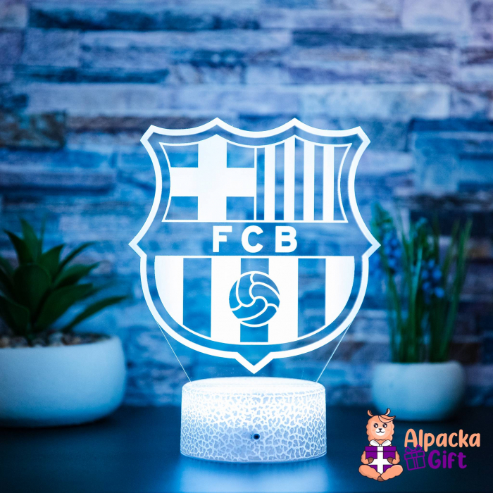 Lampa 3D FC Barcelona [3]
