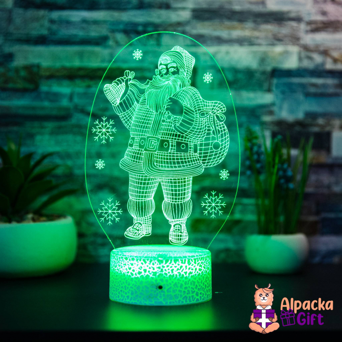 Lampa 3D Moș Crăciun 4 [2]