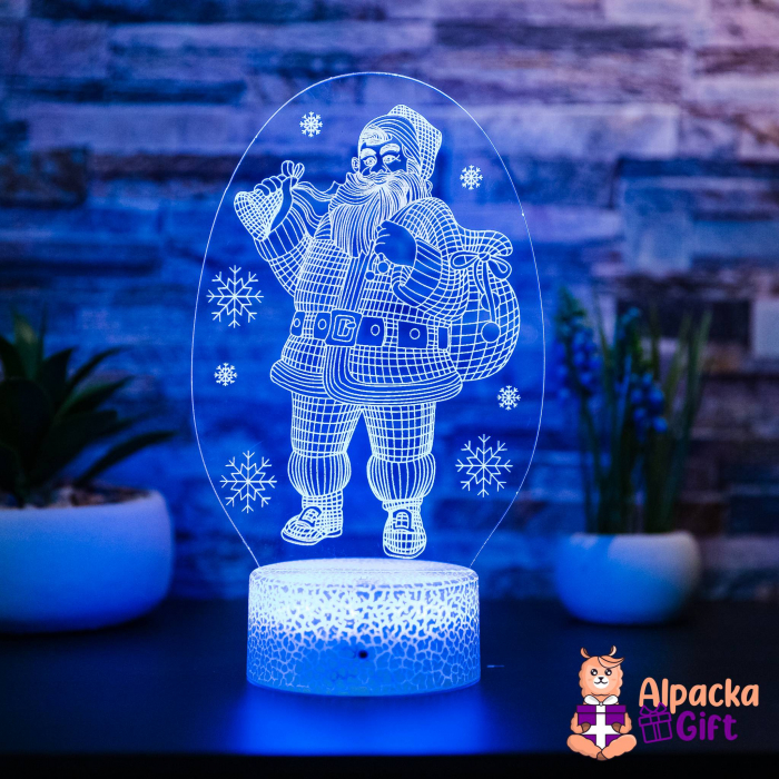 Lampa 3D Moș Crăciun 4 [3]