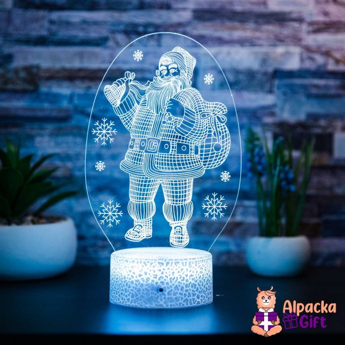 Lampa 3D Moș Crăciun 4 [4]