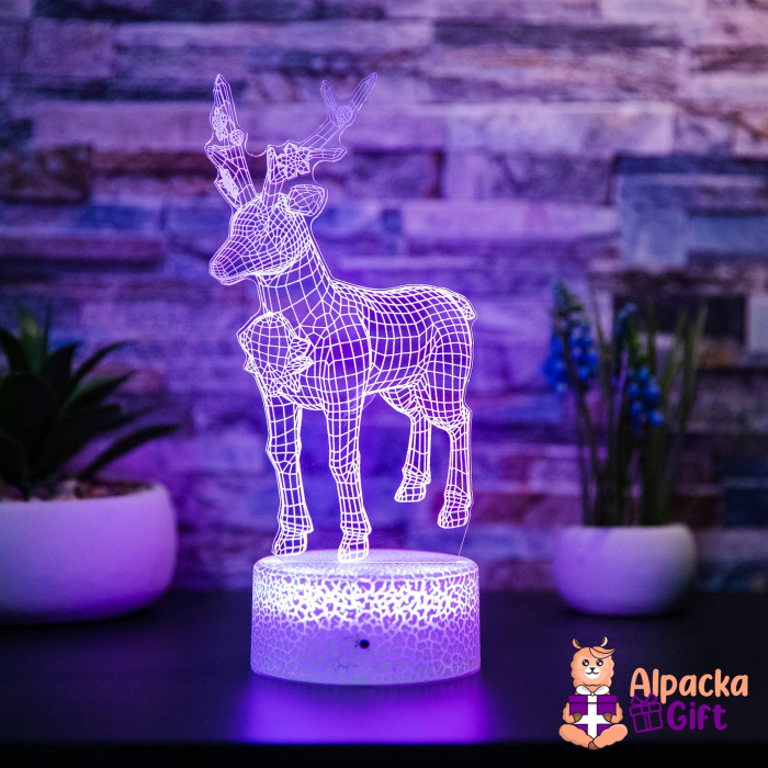 Lampă 3D Ren [3]