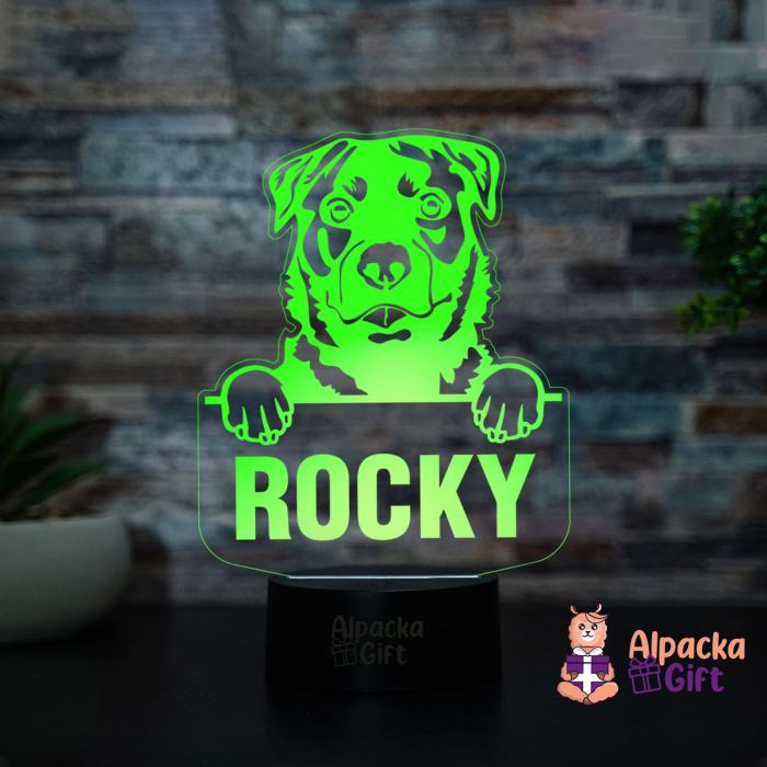 Lampă 3D - Rotweiller [4]