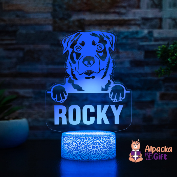 Lampă 3D - Rotweiller [3]