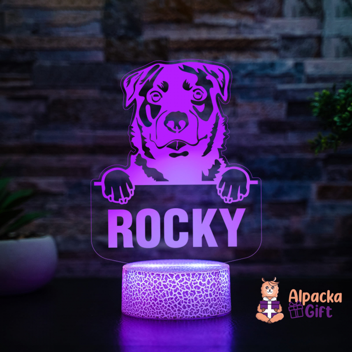 Lampă 3D - Rotweiller [4]