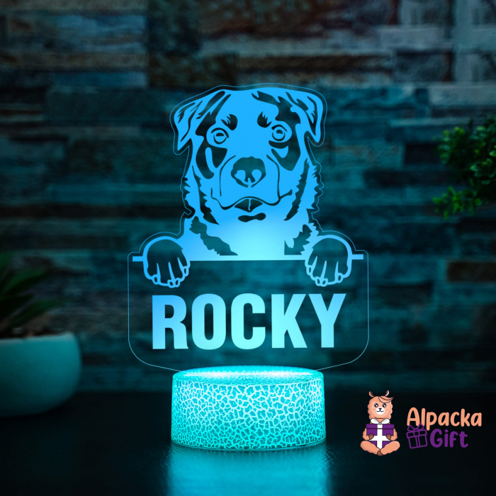 Lampă 3D - Rotweiller [5]