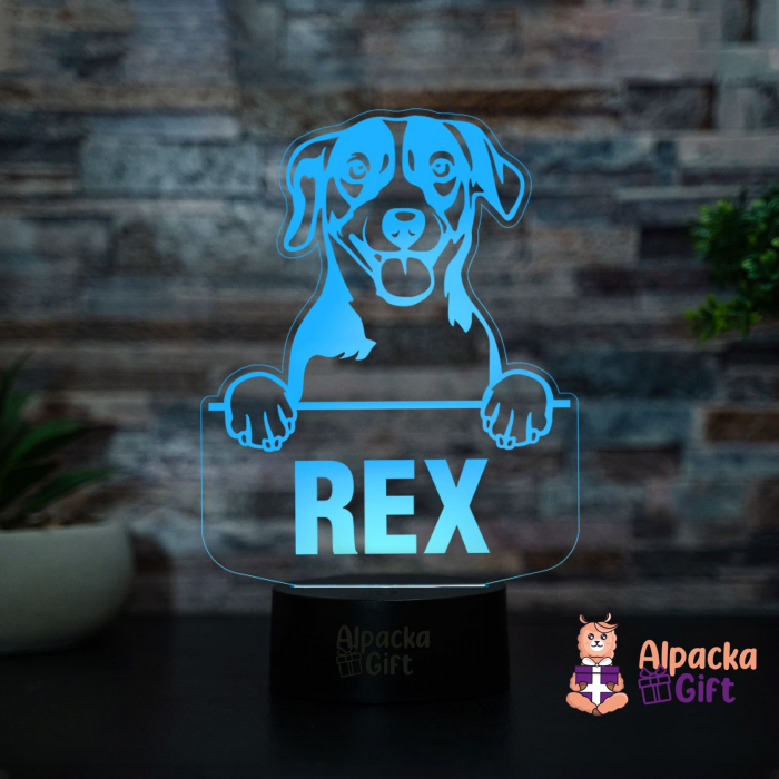 Lampă 3D - Russell Terrier [2]