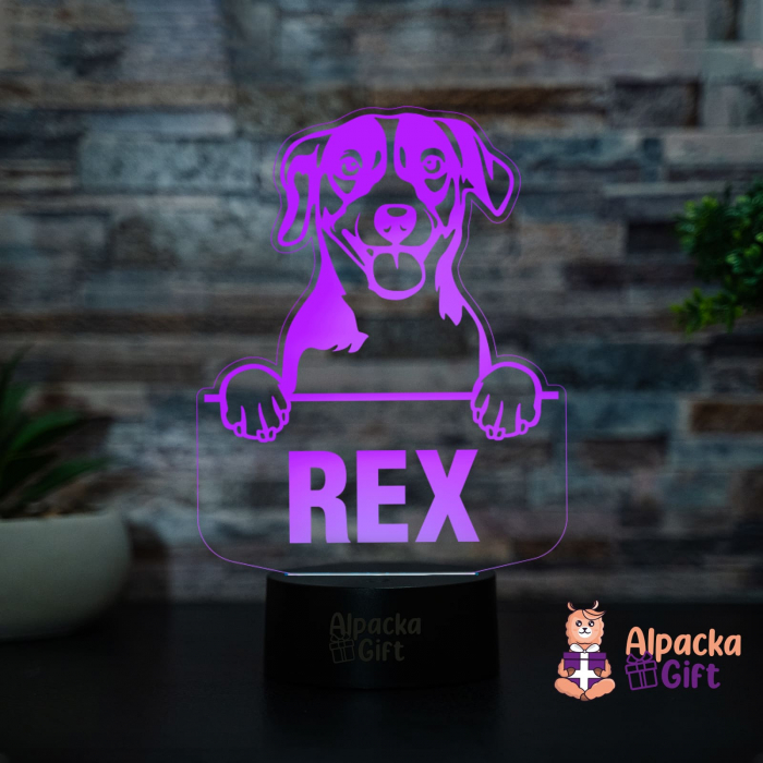 Lampă 3D - Russell Terrier [4]