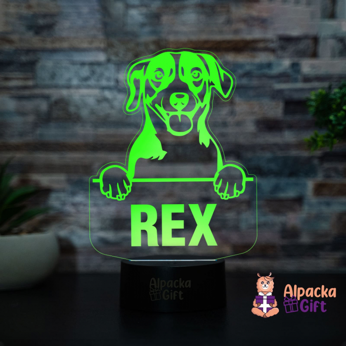 Lampă 3D - Russell Terrier [3]