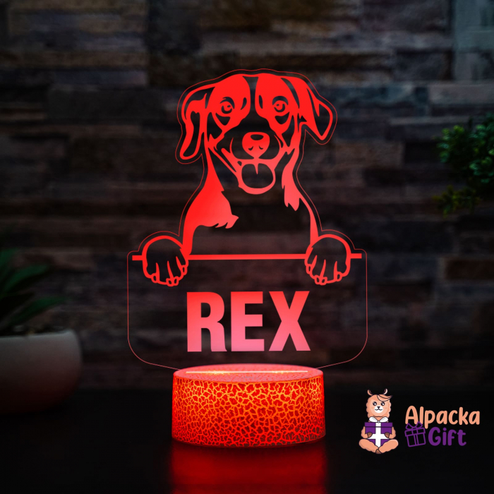 Lampă 3D - Russell Terrier [2]