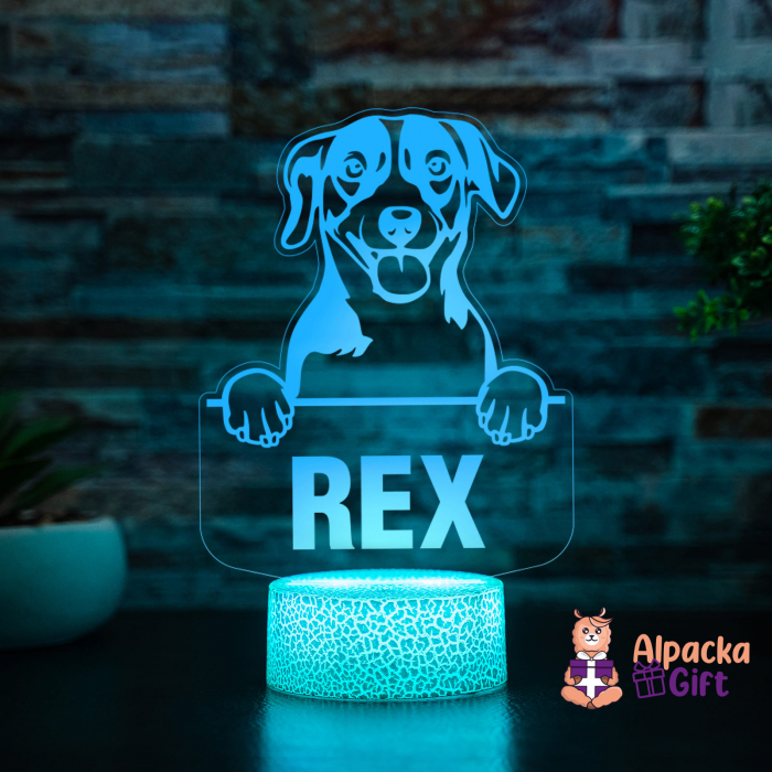 Lampă 3D - Russell Terrier [5]