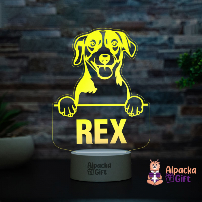 Lampă 3D Russell Terrier [4]