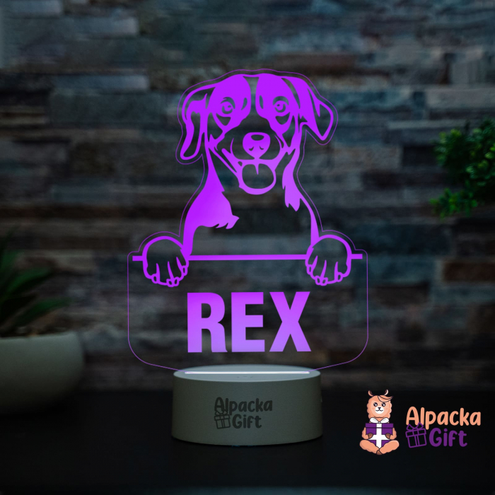 Lampă 3D Russell Terrier [3]