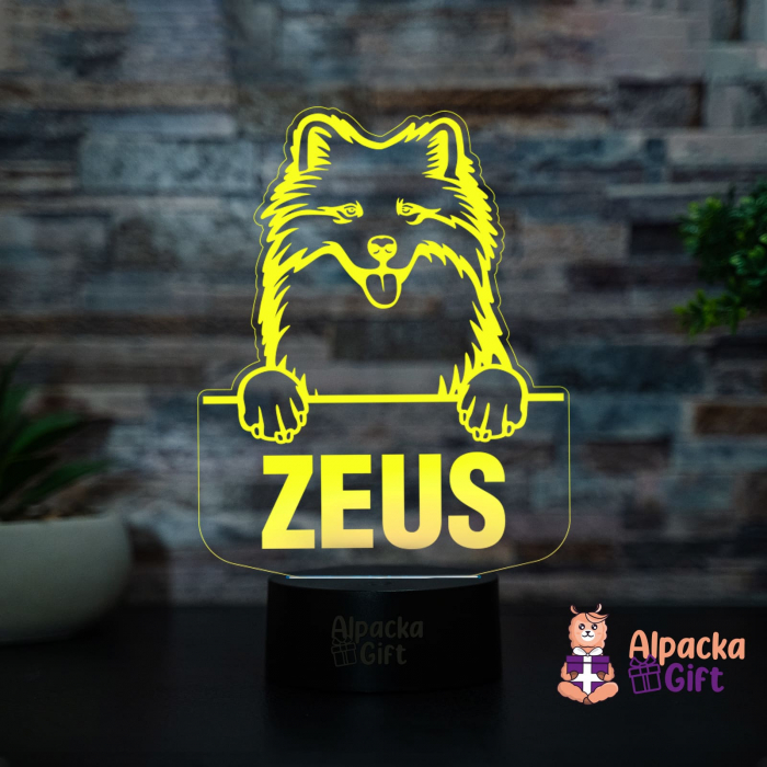 Lampă 3D Samoyed [3]