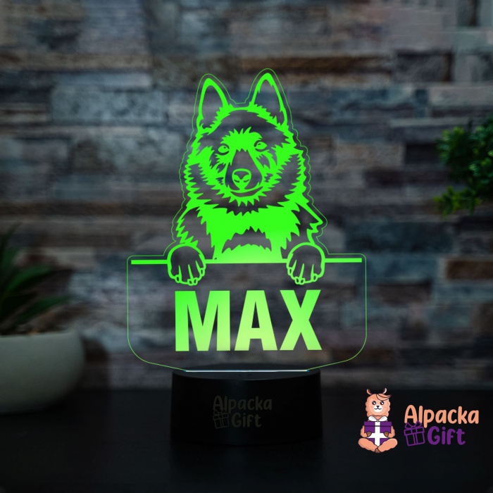 Lampă 3D Schipperke [4]