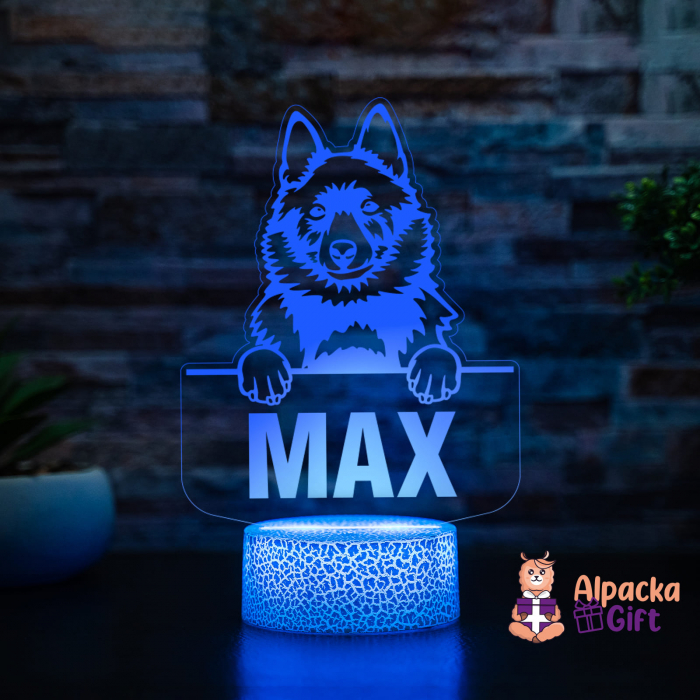 Lampă 3D Schipperke [4]